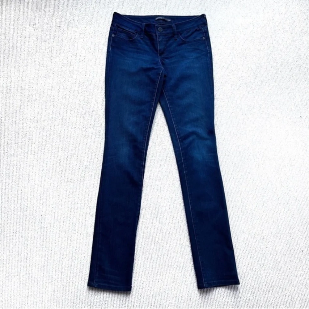 Serfontaine low rise skinny jean dark wash cigarette leg stretch Euphoria sz 25